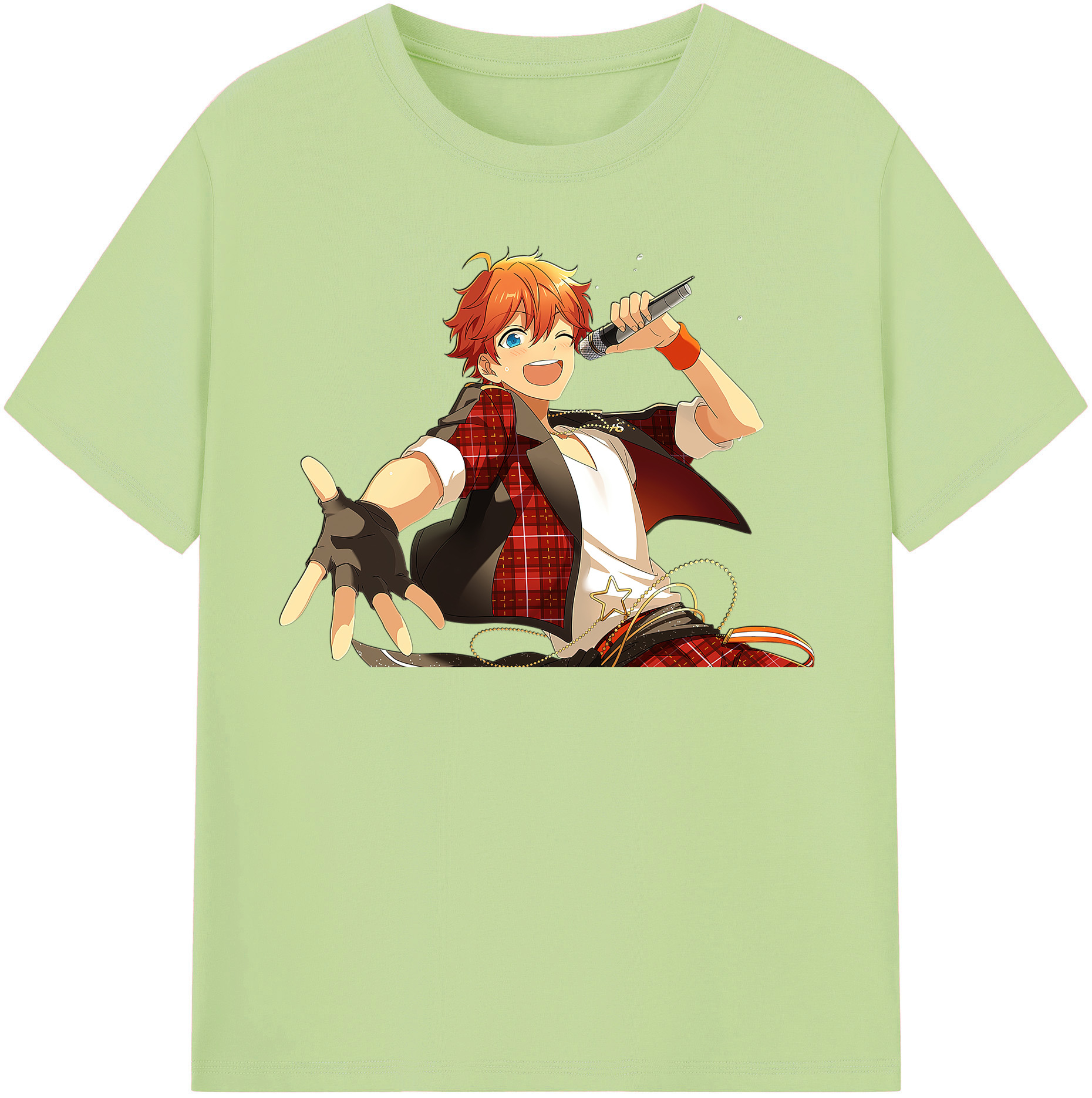 （画像用） あんさんぶるスターズ! Ensemble Stars 綿100％半袖Tシャツ（フロントプリント）